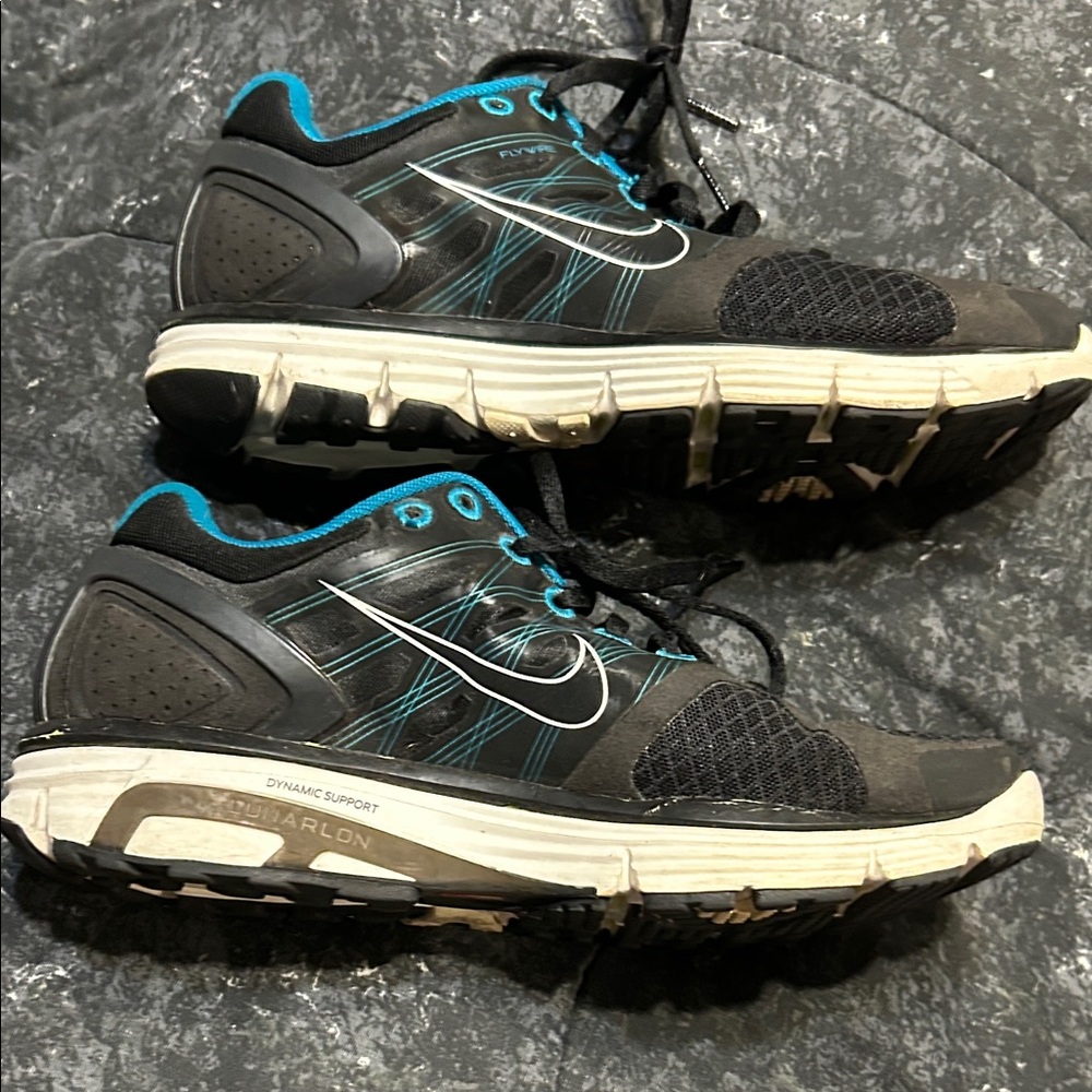 Nike Lunarglide 2 Black and Teal Running Shoes